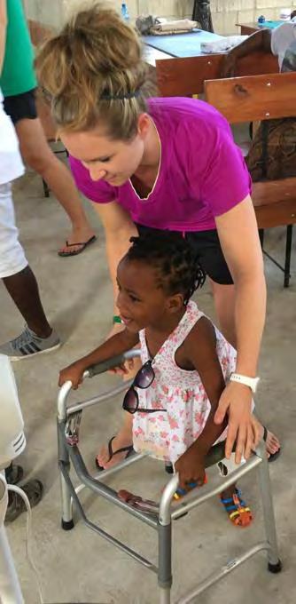 I am humbled by the needs of the people of Haiti and am happy to have been able to give a little of myself to them, to help alleviate some of their pain, if only for a short time.