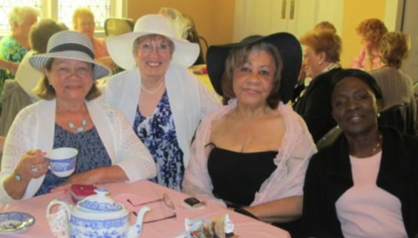 Warm fellowship and delicious teas, sandwiches and cakes were enjoyed by the fifty women who attended.