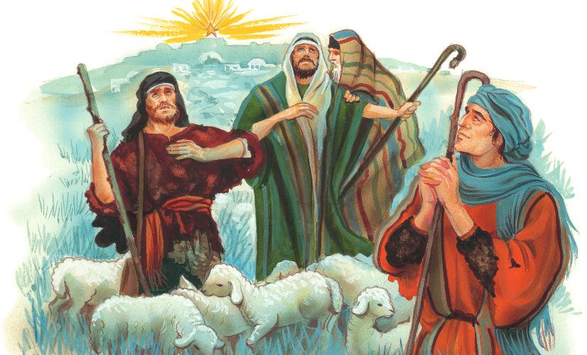 THE SHEPHERDS PRAISE THE LORD ALL the people who heard about what had happened to the shepherds, of how the angels had appeared and announced this great news to them, were filled with wonder.