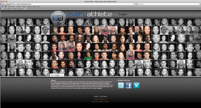During 2009 the project design team interviewed more than 70 athletes from all over the U.S. Each is involved with AIA.