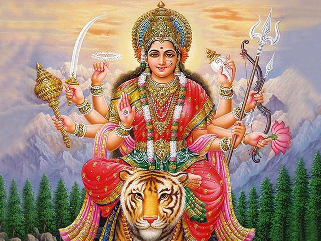 10. DURGA The goddess Durga is an important representation of the Divine Mother, also known as the Invincible.