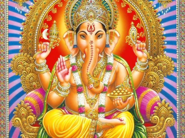 4. GANESHA One of the most prevalent and best-known deities is Ganesha, easily recognized by his elephant head.
