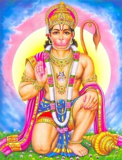 5. HANUMAN Another easily distinguishable god is Hanuman, the deity depicted as a monkey.