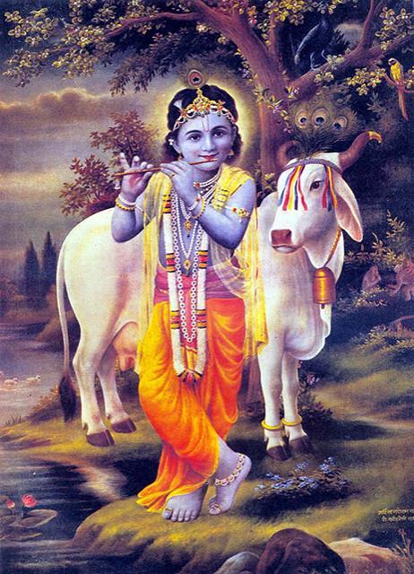 6. KRISHNA Lord Krishna is one of the most powerful incarnations. He is kept very near to many Hindus hearts, as he is not only viewed as a hero and leader but also as a teacher and a friend.
