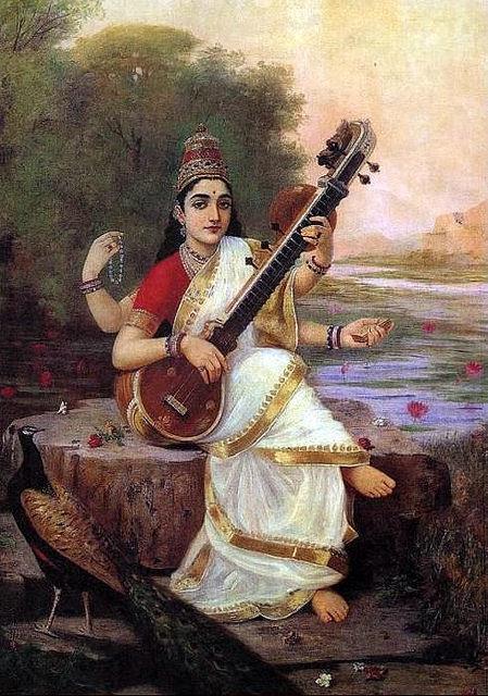 9. SARASWATI Saraswati is the goddess of learning, music, art and wisdom.