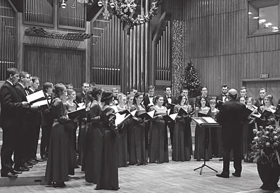 the Middle Ages to modern times. This celebrated choir has toured extensively and has enjoyed success in many worldwide competitions.