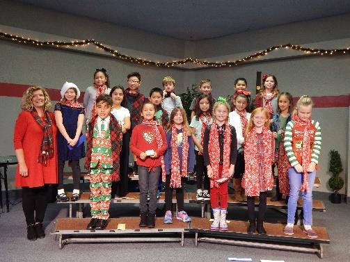 Mrs. Summers 3 rd grade class informed us about the origins and meanings of some of the symbols of Christmas.