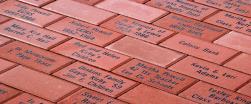 The brick pavers will be incorporated in a prayer garden to improve the look of the entrance to the church.