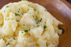 Here s a mashed potato recipe that you might enjoy: Boil pot of water Russet potatoes, 1 Per person 1 cup milk + more if needed Wash & peel potatoes, & cut in half Put in boiling water & boil until