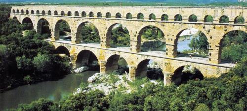 Baths of Caracalla Pont du Gard (over