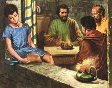 7 And upon the first day of the week, when the disciples came together to break bread, Paul preached unto them, ready to depart on the