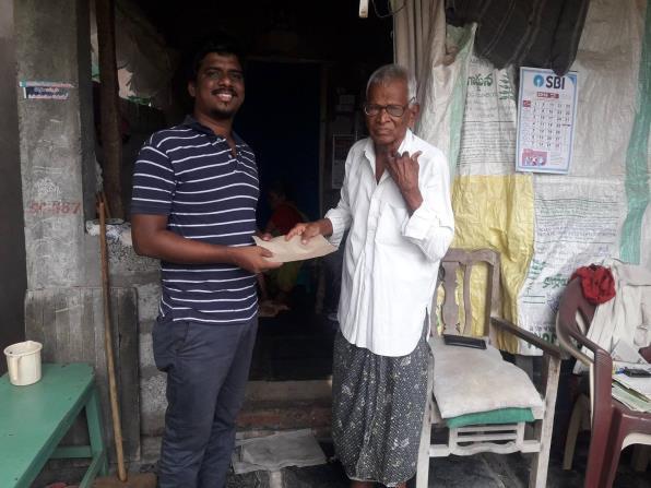 This month we again provided a little financial help to two elderly preachers in our congregations.