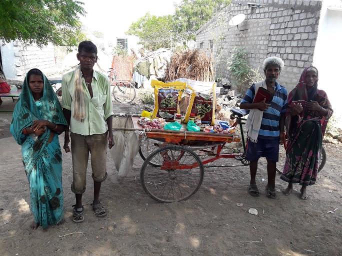 What a great blessing it was for us to again provide food and medicine help for two families with leprosy this month.