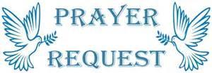 If you have a prayer Request please submit it on one of the worship cards in the area in front of each seat on Sunday morning or contact the church office at (815) 389-1824 or by email