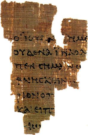 MANUSCRIPTS Most ancient: Papyrus 52 (125 AD) Earliest most complete: