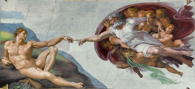 Day 7 Michelangelo (circa 1511), The Creation of Adam What does the word creation mean to you?