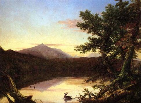Day 8 Thomas Cole (1838-1840) Schroon Lake Within all of creation, we can see a message of God s love for us and feel His caress (84). Look outside your window--what do you see?