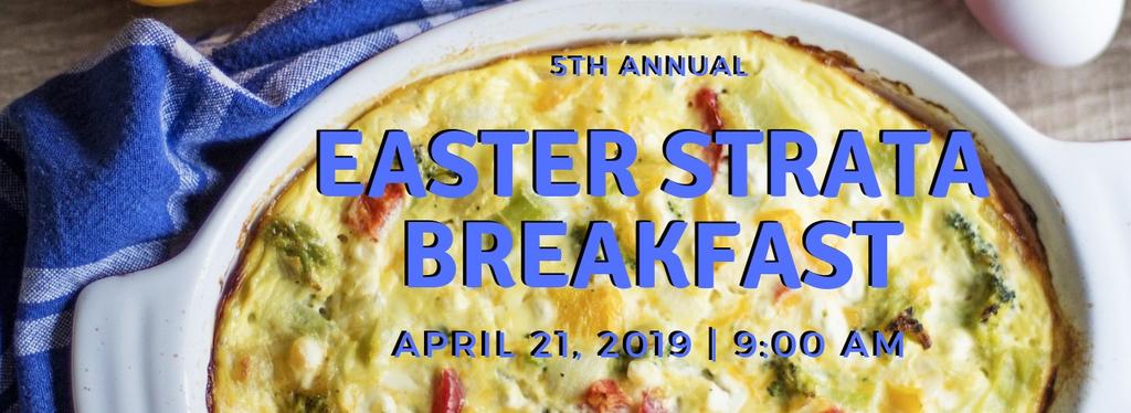 5th Annual Peace Easter Sunday Strata Breakfast April 21, 2018 9:00 a.m. in Fellowship Hall How does it work?