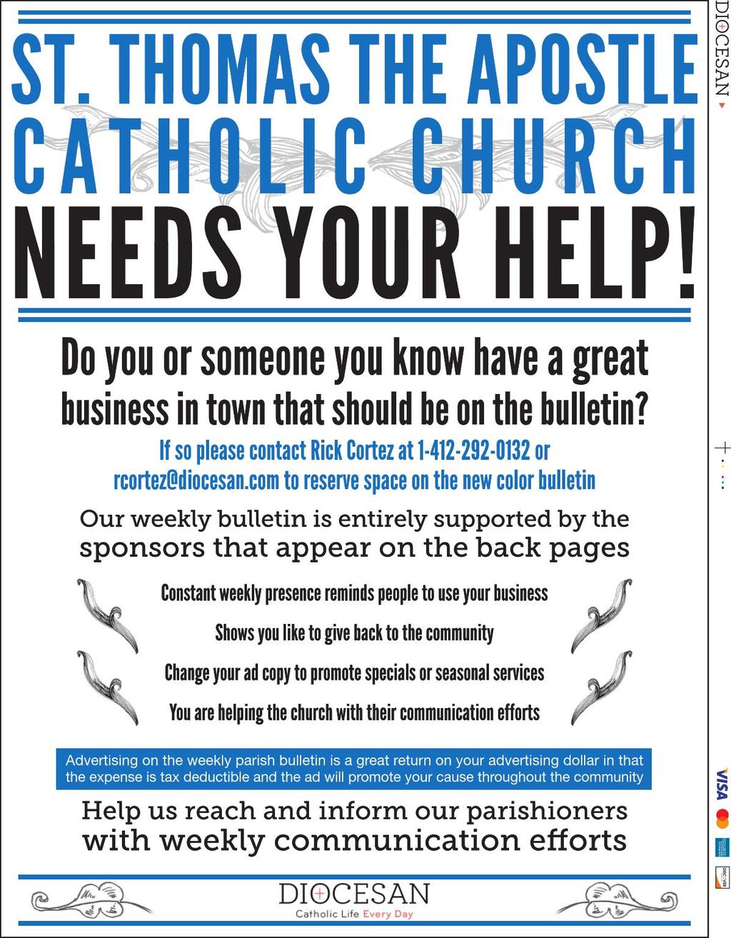 View Our Parish Supporters at www.discovermass.
