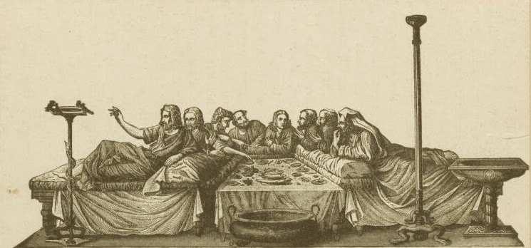 [Triclinium table, http://2.bp.blogspot.com/-s- 2PSL4Ozys/UzEn5DKlwDI/AAAAAAAABaM/zgkaI53xv1U/s1600/Re- +Dining+table+and+couches.++Roman+triclinium++(1885).