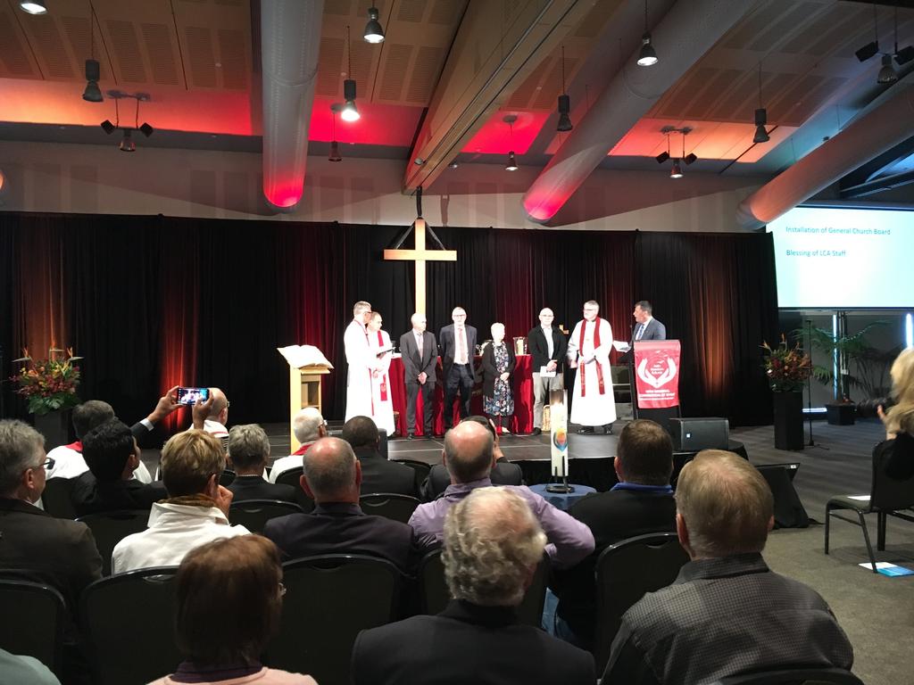 Pastors John Henderson and Andrew Pfeiffer re-elected as LCA Bishop and LCA Assistant