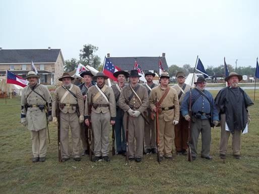 There were several civilian reenactors there as well, showing visitors to the Fort various aspects of life on the frontier in 1860 s Confederate Texas.