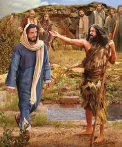 TM THE BIBLE MEETS LIFE: Parents, your child learned about John the Baptist and Jesus baptism. God sent Jesus to earth on a special mission. Jesus obeyed God through His baptism.