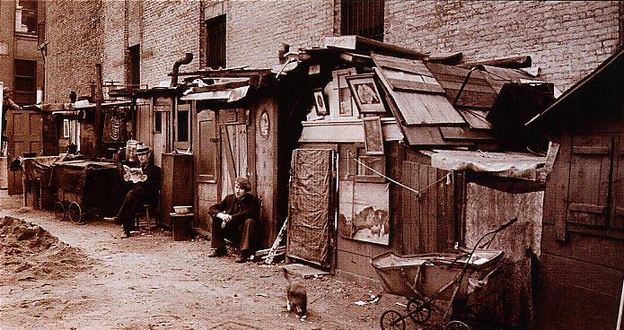 ! Shantytowns built with