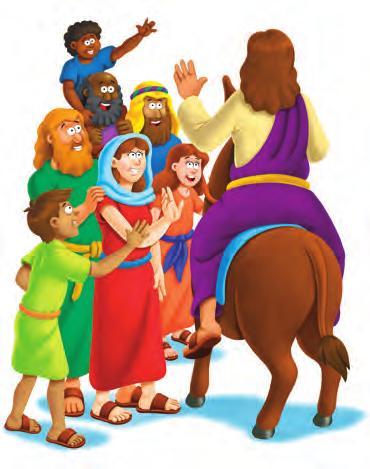 Say to the city of Zion, See, your king comes to you. He is gentle and riding on a donkey. He is riding on a donkey s colt. Matthew 21:5 Day 311 Usually kings rode donkeys.