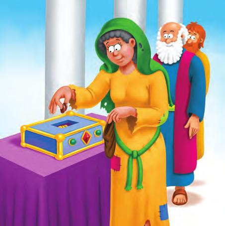 Jesus asked his disciples to come to him. He said, What I m about to tell you is true. That poor widow has put more into the offering box than all the others. They all gave a lot because they re rich.