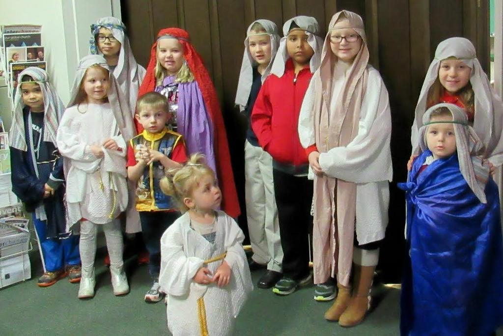 OUR SUNDAY SCHOOL CHILDREN If you missed our Sunday school s Christmas program you missed the most wonderful of Christmas experiences. Here is a picture of our cast and they did a wonderful job.