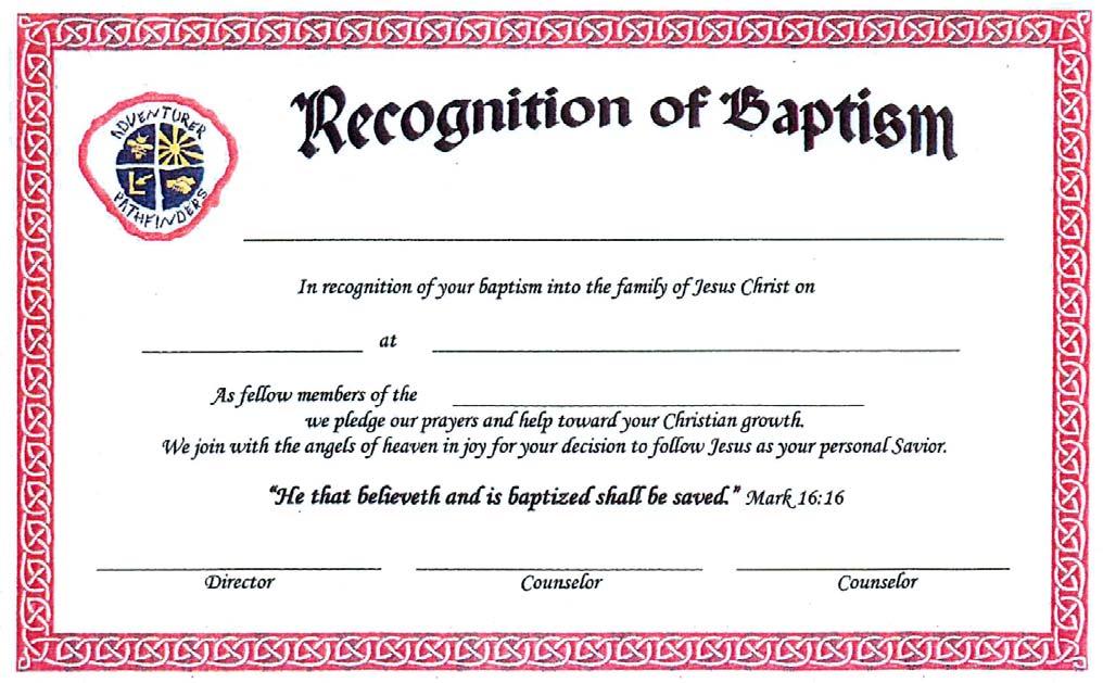 Baptismal Pin and Baptismal