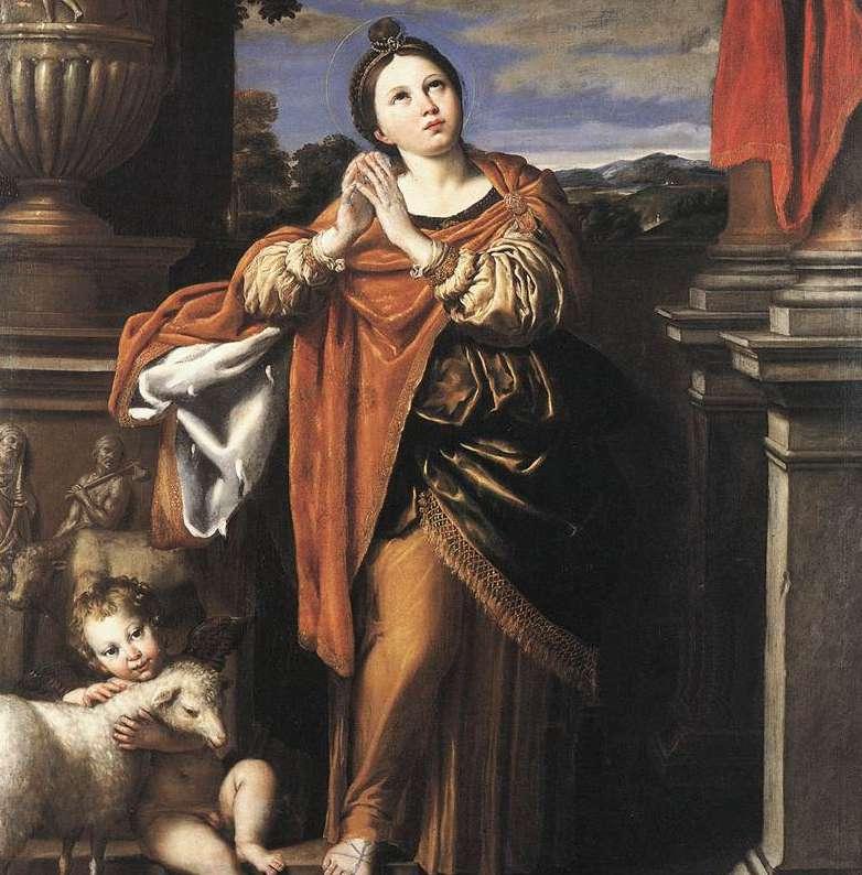 Cover Image: Saint Agnes. 1620. Medium oil on canvas.