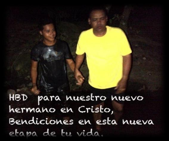 Rocío Rodriguez and two other young men decided to be baptized during the two days of evangelism; some others are seriously thinking about becoming church members.