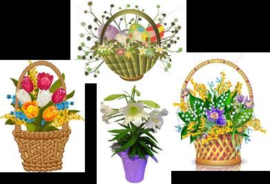 If you can't do the drop off on Saturday morning, you may leave your flowers or plants in the kitchen at any point during Holy week.