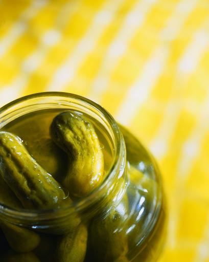 Ask a pickle! It represents the old nature being put down into a watery grave and being washed clean into a new spiritual life. Could baptism be a symbol?