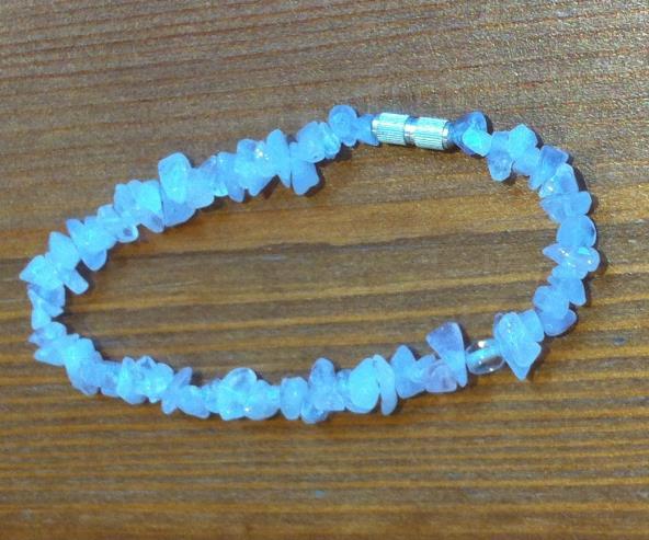 Lost and Found This stone bracelet was found on the path running next to the end Farm a week or so ago. If it is yours it can be collected from 2 Church Cottages.