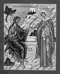 THE SAMARITAN WOMAN: Wearied by his journey, Jesus sat down beside a well. It was about the sixth hour. Already divine mysteries begin.