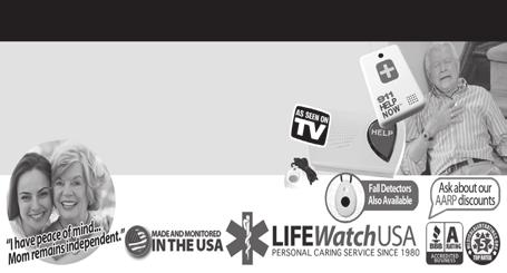 800-566-6150 www.wlp.jspaluch.com/13182.htm If You Live Alone You Need LIFEWatch!