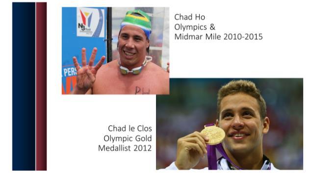 Take inspiration from two of our WBHS sporting heroes Chad le Clos and Chad Ho, after whom our two pools are named.
