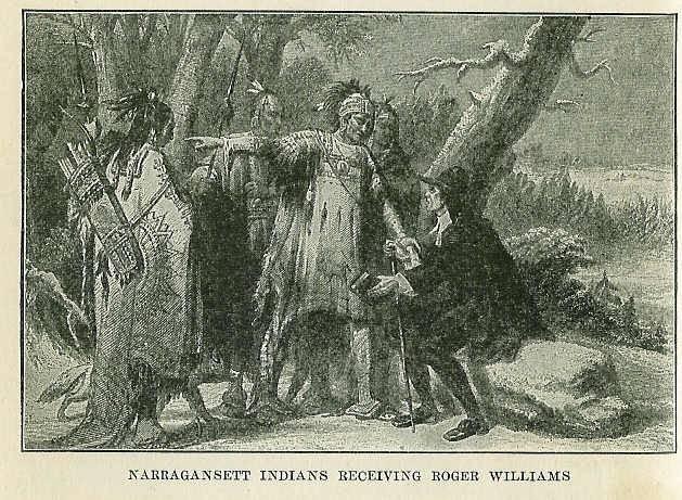 ROGER WILLIAMS Rejected by Anglicans, Roger and his wife