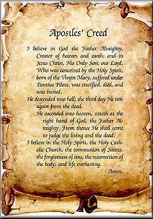 The Apostle s Creed Based on the Christian understanding of the Good News Due to its early origin, it does not address