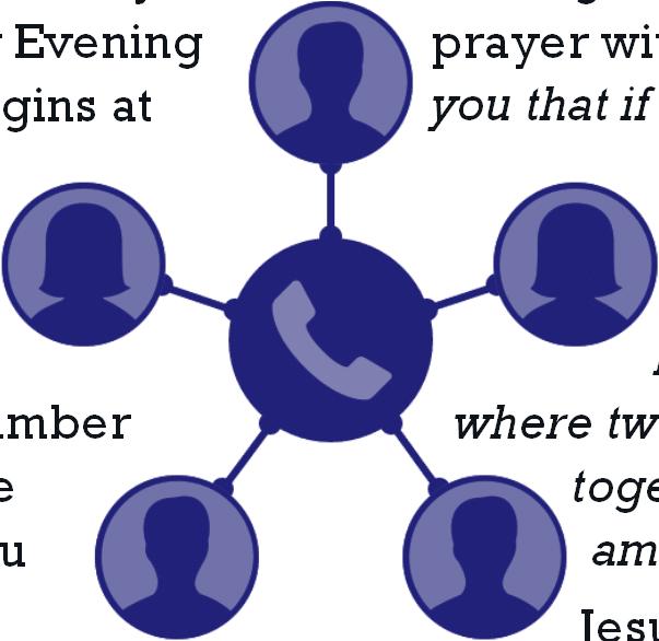 8 Redeemer Good News March 2019 PRAYER REVIVAL FOR REDEEMER THE POWER OF PRAYER CALL -- MONDAYS AT 8:00PM We would like to invite and encourage everyone to join us for the Monday Evening Prayer time.