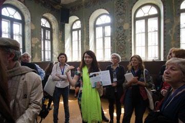 Inside a former Beit Midrash, Krakow Gita Umanovska, Latvia Some conference participants also took advantage of an optional pre-conference tour of Jewish Warsaw, which included a visit to the new