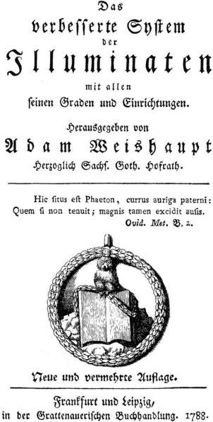 Bavarian Illuminati This picture is The Owl of Minerva Perched on a book was an emblem used by the Bavarian Illuminati in their Minerval degree This is the original insignia of