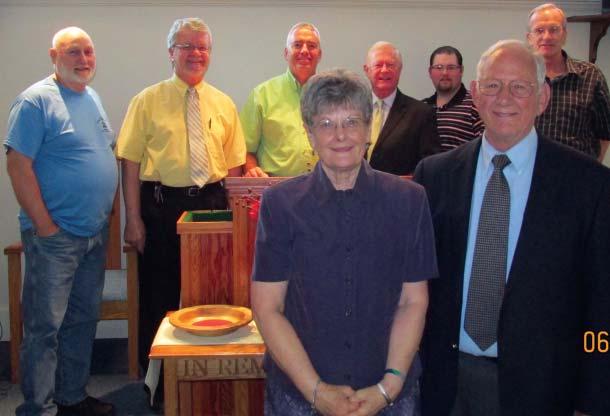 News from West Virginia Churches Grace and Jim Davis (front) stand with some of the people who