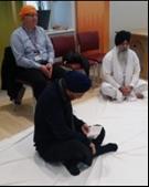 Here we had 11 members of the Sikh Community and the Lead Chaplain of the hospital who attended.
