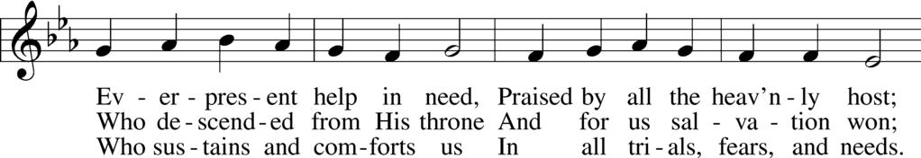 Creedal Hymn (Please stand) We All Believe in One True God LSB 953 Confession of Sins and the Announcement of God s Forgiveness P: Holy and gracious God, C: I confess that I have sinned against You.