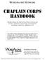 CHAPLAIN CORPS HANDBOOK
