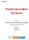 Prophet Jesus in the Quran